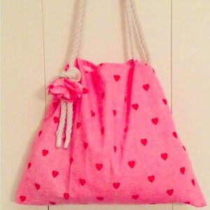 Sweetheart Rose Pink ~ Tote Bag, Hot Pink.